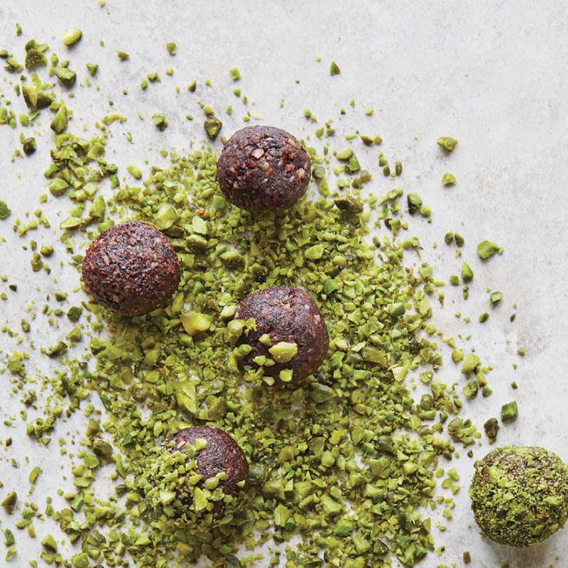 Holiday Recipes - Pistachio Date Balls