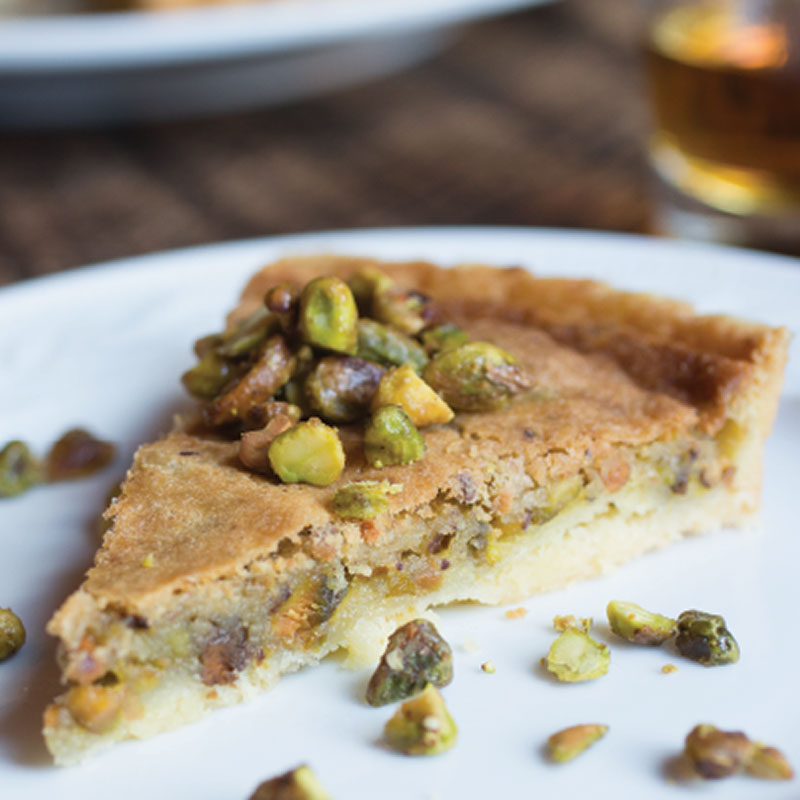 Holiday Recipes - Pistachio Tart with Shortbread