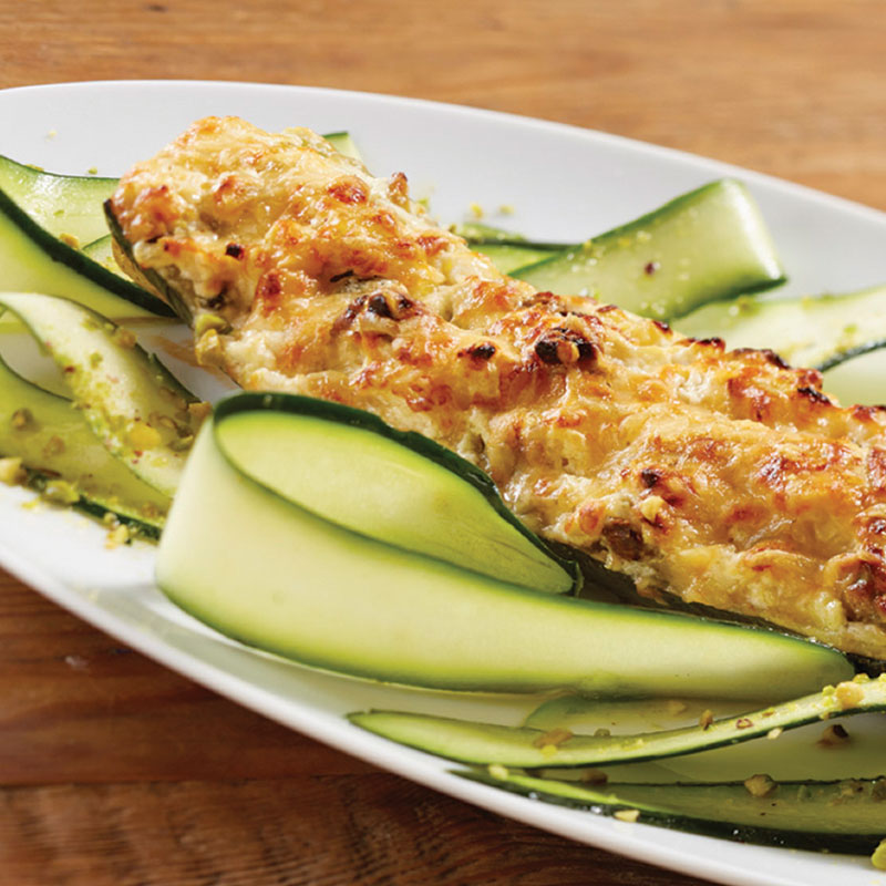 Holiday Recipes - Roasted Zucchini Gratin